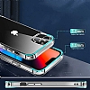 Eiroo Metal Serisi iPhone 14 Plus Silikon Kenarl effaf Rubber Klf - Resim 10