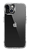 Eiroo Metal Serisi iPhone 14 Plus Silikon Kenarl effaf Rubber Klf
