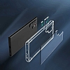 Eiroo Metal Serisi Samsung Galaxy S22 Ultra 5G Silikon Kenarl effaf Rubber Klf - Resim: 7