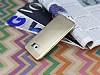 Eiroo Metallic Fit Samsung Galaxy S6 Edge Gold Silikon Klf - Resim: 2