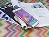 Eiroo Metallic Fit Samsung N9100 Galaxy Note 4 Pembe Silikon Klf - Resim: 3