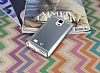Eiroo Metallic Fit Samsung N9100 Galaxy Note 4 Silver Silikon Klf - Resim: 1