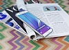Eiroo Metallic Fit Samsung Galaxy Note 5 Silver Silikon Klf - Resim: 3