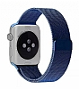 Eiroo Milanese Loop Apple Watch 4 / Watch 5 Lacivert Metal Kordon (44 mm) - Resim 1