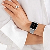 Eiroo Milanese Loop Apple Watch / Watch 2 / Watch 3 Rose Gold Metal Kordon (38 mm) - Resim: 3