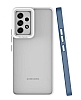 Eiroo Mima Samsung Galaxy A53 5G Kamera Korumal Lacivert Rubber Klf