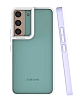 Eiroo Mima Samsung Galaxy S22 5G Kamera Korumal Lila Rubber Klf