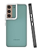 Eiroo Mima Samsung Galaxy S22 Plus 5G Kamera Korumal Siyah Rubber Klf
