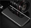 Eiroo Mirror Cover Samsung Galaxy M21 Aynal Kapakl Silver Klf - Resim: 4