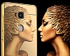 Eiroo Mirror Huawei GR5 Metal Kenarl Aynal Gold Rubber Klf - Resim 3