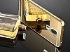 Eiroo Mirror Huawei GR5 2017 Metal Kenarl Aynal Rose Gold Rubber Klf - Resim 3