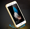 Eiroo Mirror Huawei Y6 Pro Metal Kenarl Aynal Rose Gold Rubber Klf - Resim 3