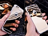 Eiroo Mirror iPhone 6 / 6S Silikon Kenarl Aynal Gold Rubber Klf - Resim: 1