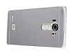 Eiroo Mirror LG G4 Metal Kenarl Aynal Silver Rubber Klf - Resim: 4