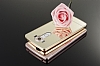 Eiroo Mirror LG G4 Metal Kenarl Aynal Rose Gold Rubber Klf - Resim: 1