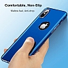 Eiroo Mirror Protect Fit iPhone 11 360 Derece Koruma Mavi Klf - Resim: 1