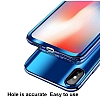 Eiroo Mirror Protect Fit iPhone 11 360 Derece Koruma Mavi Klf - Resim: 2