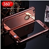 Eiroo Mirror Protect Fit iPhone 6 / 6S Aynal 360 Derece Koruma Rose Gold Klf - Resim 1