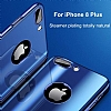 Eiroo Mirror Protect Fit iPhone 7 / 8 Aynal 360 Derece Koruma Mavi Klf - Resim: 7