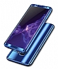 Eiroo Mirror Protect Fit Samsung Galaxy A10 360 Derece Koruma Mavi Klf - Resim: 1