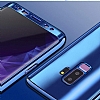 Eiroo Mirror Protect Fit Samsung Galaxy A70 360 Derece Koruma Lacivert Klf - Resim 2