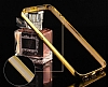 Eiroo Mirror Samsung Galaxy J7 / Galaxy J7 Core Metal Kenarl Aynal Rose Gold Rubber Klf - Resim: 3