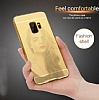 Eiroo Mirror Samsung Galaxy S9 Metal Kenarl Aynal Rose Gold Rubber Klf - Resim: 3