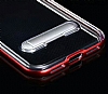 Eiroo Mixx Hybrid iPhone X / XS Gold Kenarl Standl Silikon Klf - Resim: 1