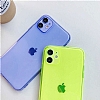 Eiroo Mun iPhone 11 Pro Max effaf Mavi Silikon Klf - Resim: 5