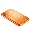 Eiroo Mun iPhone 11 effaf Turuncu Silikon Klf - Resim: 1
