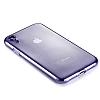 Eiroo Mun iPhone XR effaf Mavi Silikon Klf - Resim 1