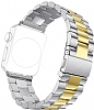 Eiroo Nifty Apple Watch Gold Metal Kordon 38 40 41 mm - Resim 1
