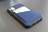 Eiroo Notecase iPhone 11 Czdanl Ak Kahverengi Rubber Klf - Resim: 1