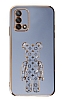 Eiroo Oppo A74 4G Bearbrick Standl Mavi Silikon Klf