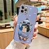Eiroo rdek Samsung Galaxy A03 Standl Mavi Silikon Klf - Resim: 7