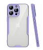 Eiroo Painted iPhone 14 Pro Mor Silikon Klf