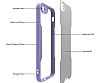 Eiroo Painted iPhone 7 / 8 Mavi Silikon Klf - Resim 2