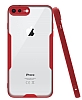Eiroo Painted iPhone 7 Plus / 8 Plus Krmz Silikon Klf