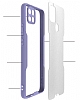 Eiroo Painted Oppo A15s Kamera Korumal Lacivert Klf - Resim 1