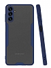 Eiroo Painted Samsung Galaxy A04s Kamera Korumalı Lacivert Kılıf