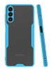 Eiroo Painted Samsung Galaxy A04s Kamera Korumalı Mavi Kılıf