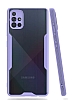 Eiroo Painted Samsung Galaxy A51 Mor Silikon Klf