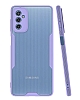 Eiroo Painted Samsung Galaxy M52 5G Mor Silikon Klf