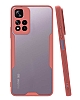 Eiroo Painted Xiaomi Redmi Note 11 Pro Pembe Silikon Klf