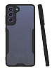 Eiroo Painted Samsung Galaxy S21 FE 5G Kamera Korumal Siyah Silikon Klf