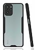Eiroo Painted Xiaomi Redmi Note 10S Kamera Korumal Siyah Klf