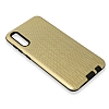 Eiroo Panther Samsung Galaxy A30S Silikon Kenarl Gold Rubber Klf - Resim: 1