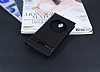 Asus ZenFone Go ZC500TG Gizli Mknatsl Pencereli Siyah Deri Klf - Resim: 2