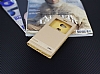 Huawei GR5 Gizli Mknatsl Pencereli Gold Deri Klf - Resim: 1