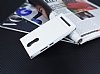 Lenovo Vibe K5 Note Gizli Mknatsl Yan Kapakl Beyaz Deri Klf - Resim 2